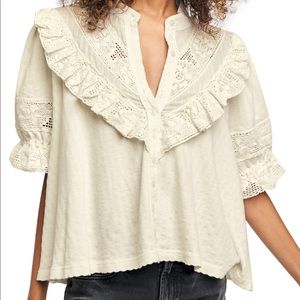 FREE PEOPLE BLOUSE. Size medium